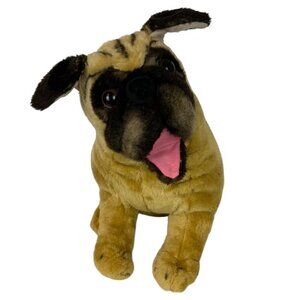 Melissa & Doug Pug Dog 2125 Realistic Plush Toy Stuffed Animal 18 inch